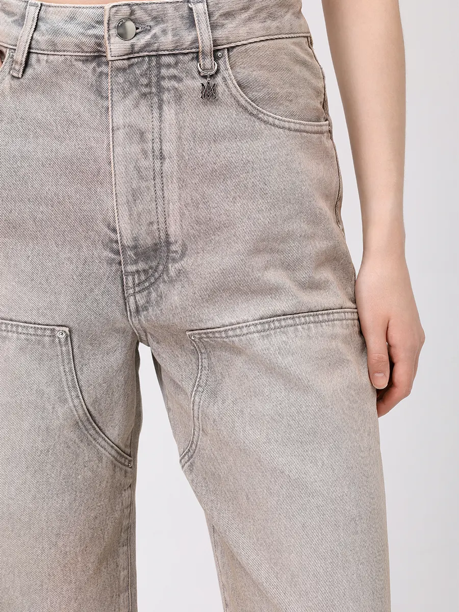 Джинсы хлопковые AMIRI AWDNGH1023 Серый  Фото 5