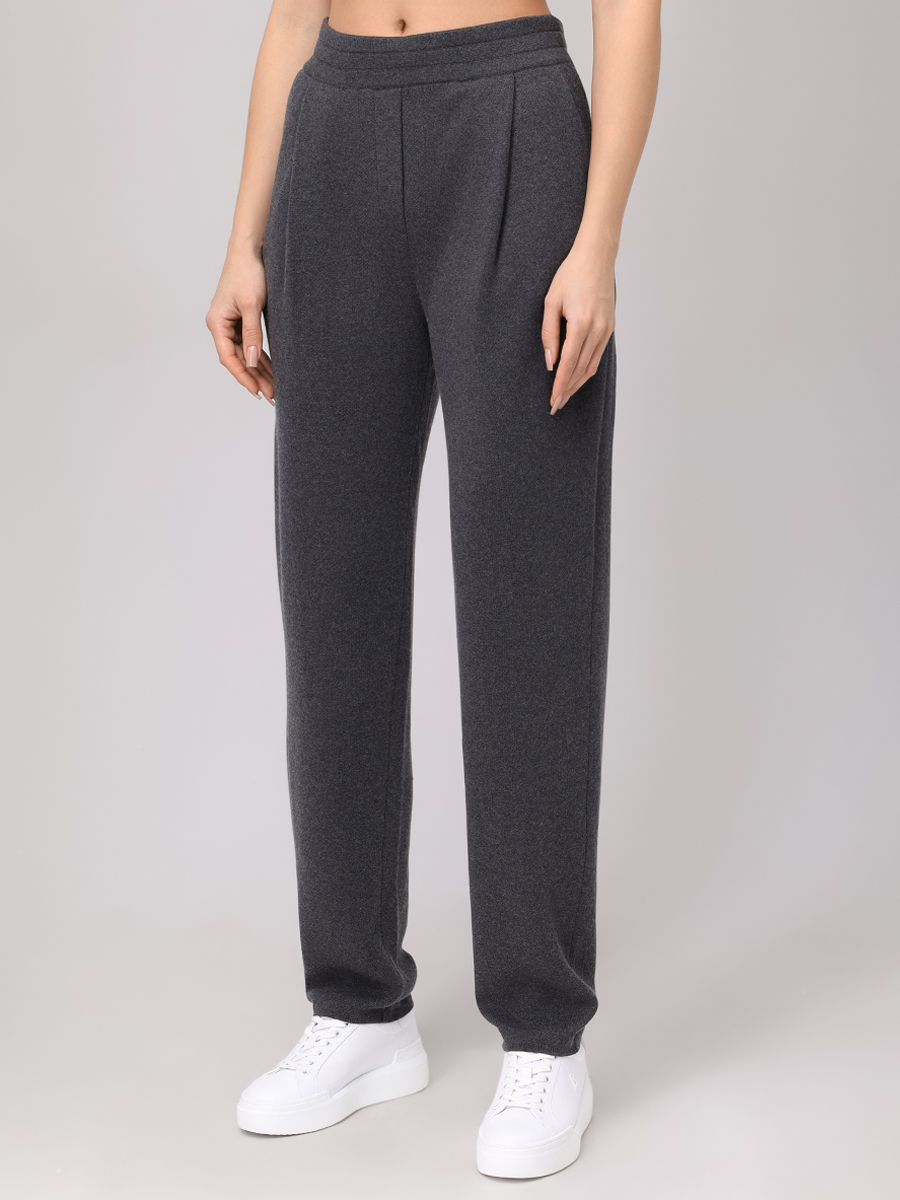 Костюм из шелка и кашемира FREE AGE W26.CR099.6039/PT122.6030.991 Серый  Фото 8