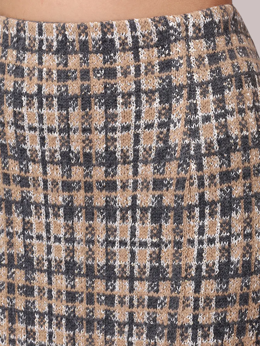 Костюм из шерсти и кашемира FREE AGE W26.JK143M/SK114M.2030.991 Клетка  Фото 8