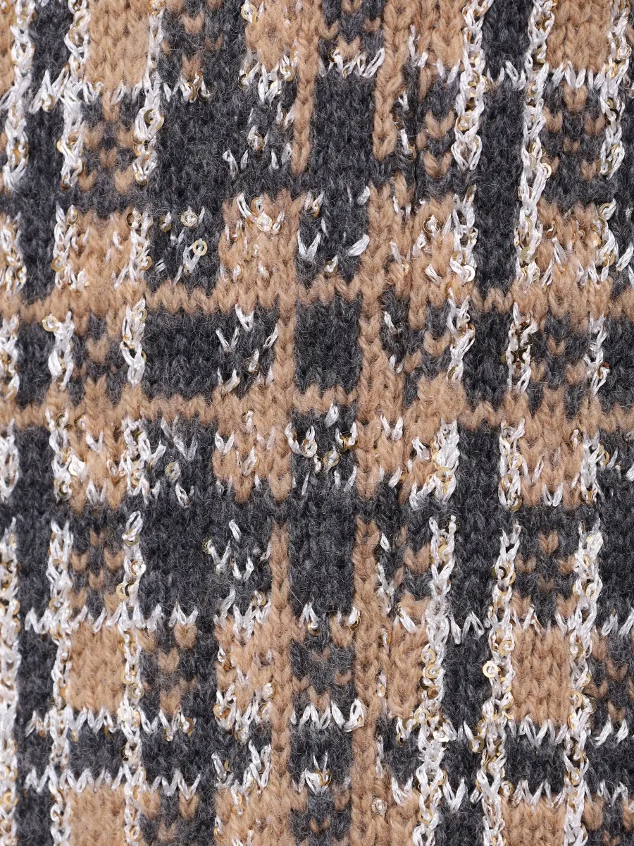 Костюм из шерсти и кашемира FREE AGE W26.JK143M/SK114M.2030.991 Клетка  Фото 9