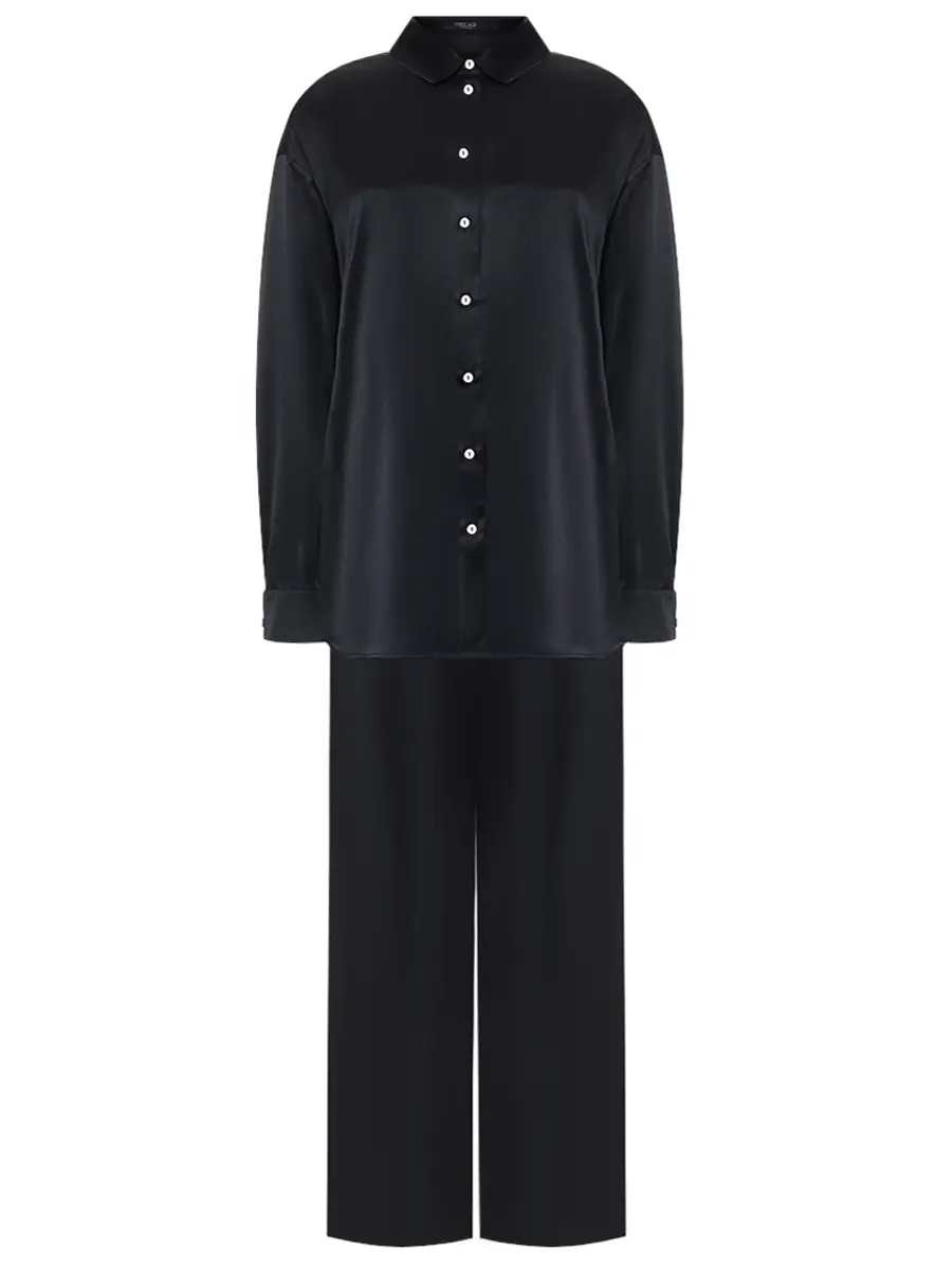 Костюм шелковый FREE AGE WW26.BL011/PT114.6003.900 Черный 