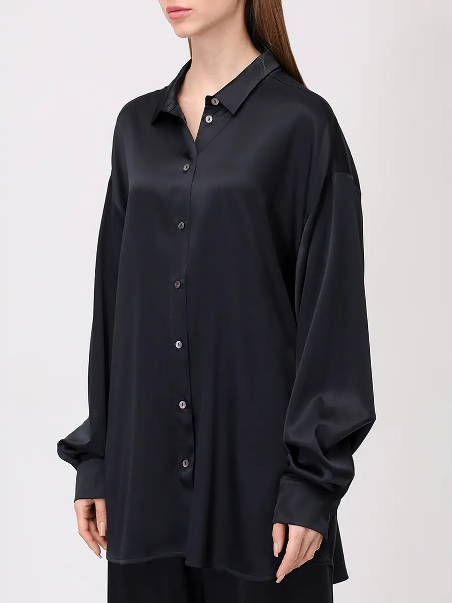 Костюм шелковый FREE AGE WW26.BL011/PT114.6003.900 Черный  Фото 4