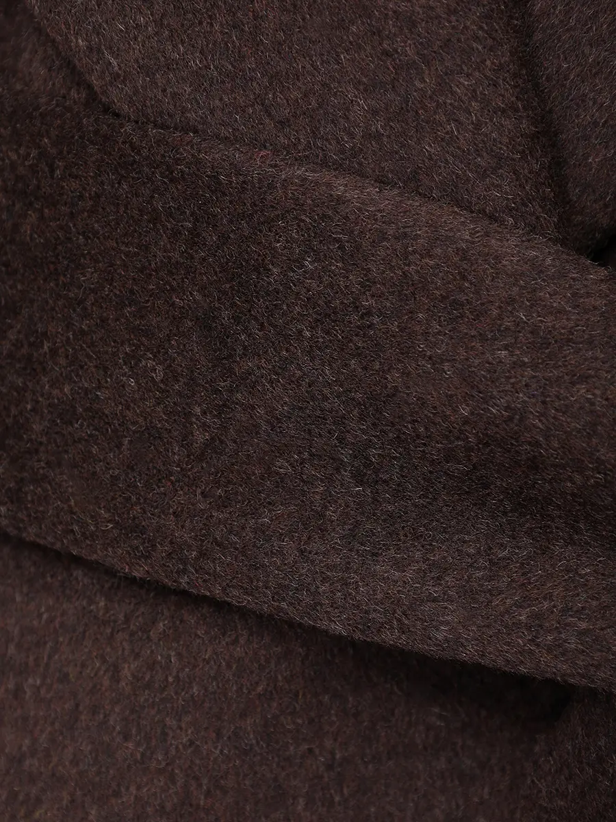 Пальто из шерсти и кашемира SEVEN LAB 225-S-W-00-02-084 Коричневый  Фото 6