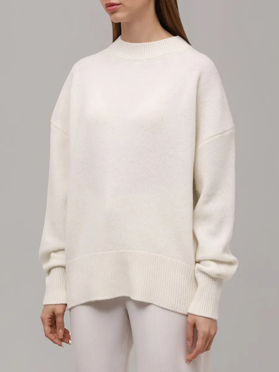 Джемпер кашемировый SEVEN LAB 225-С-К-20-11-032 Молочный Белый  Фото 4