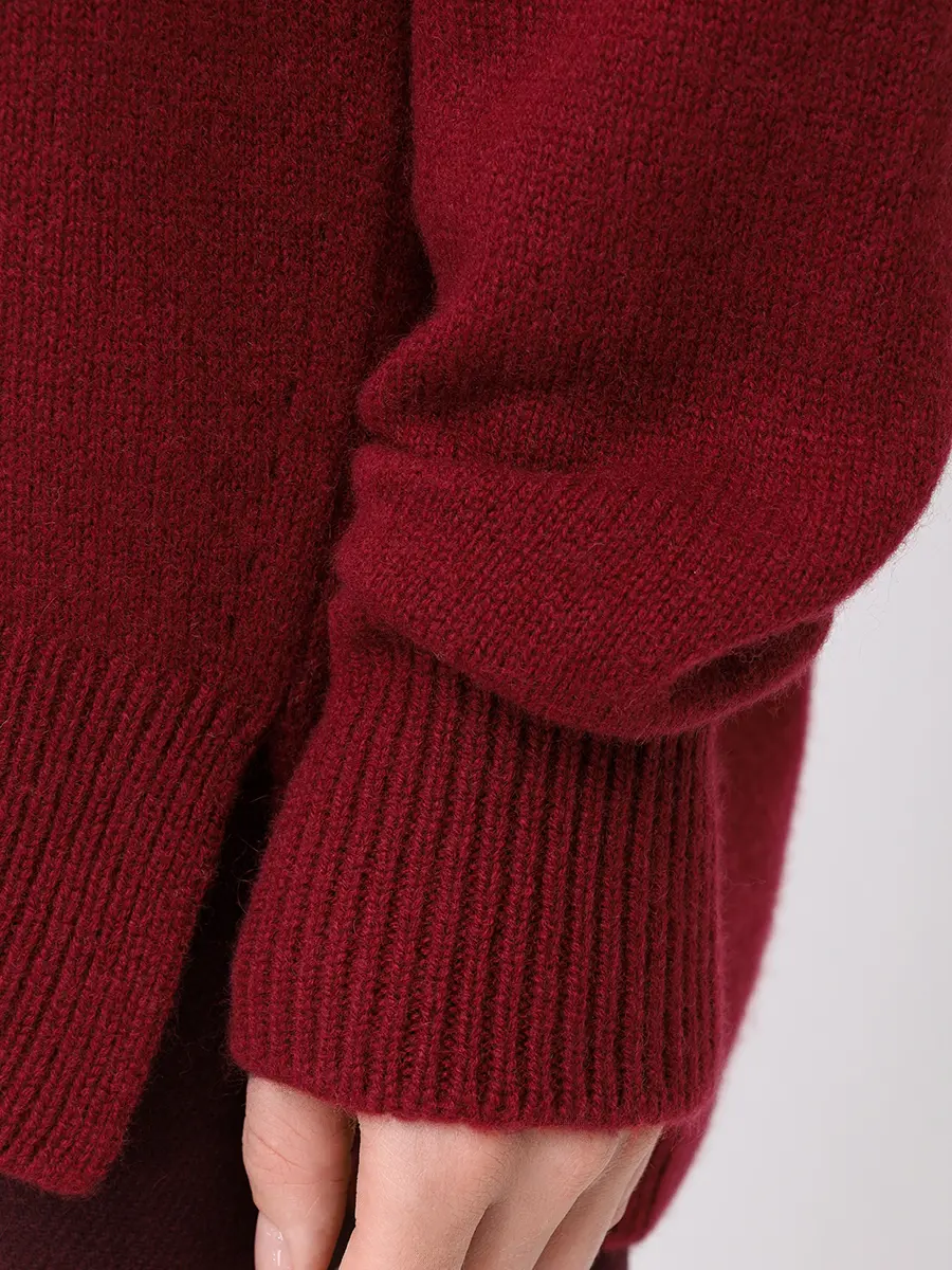 Свитер кашемировый SEVEN LAB 225-С-К-20-85-030 Бордовый  Фото 5