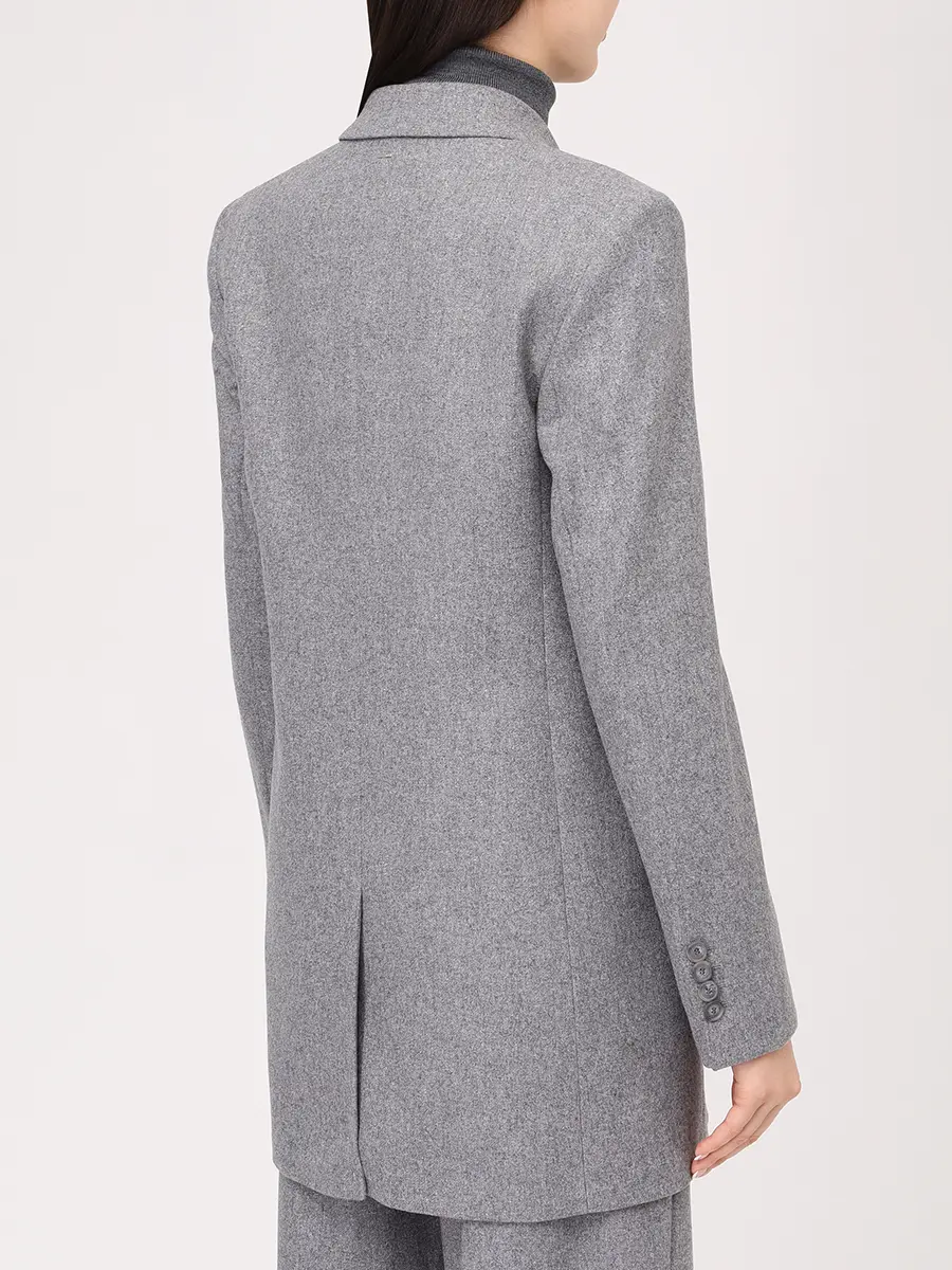 Костюм из шерсти и лиоцелла BOSS 50548736/50548280/058 Серый  Фото 3