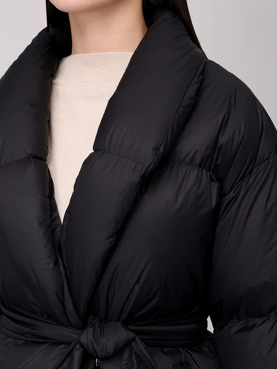 Пуховик стеганый BACON BACPIGIA557/DADA 78 WLT-BLACK Черный  Фото 5