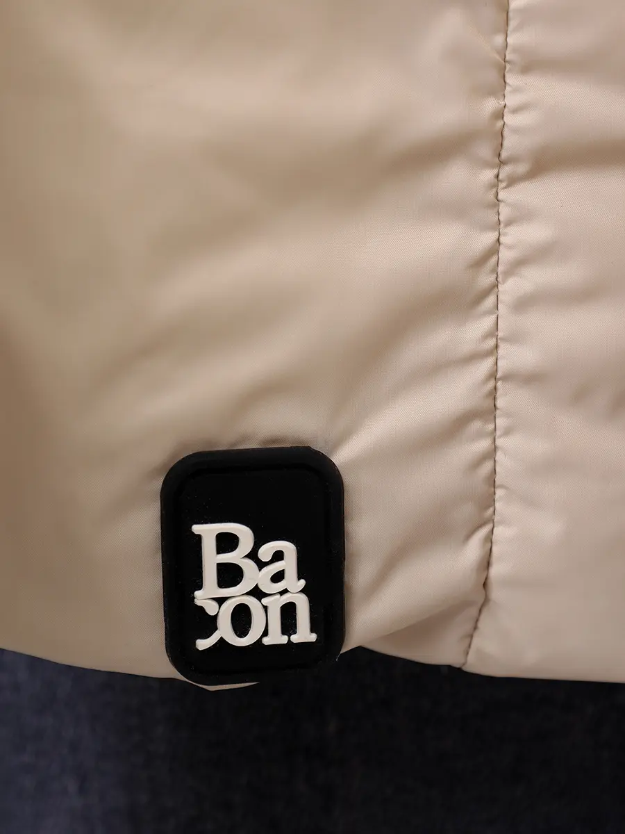 Пуховик стеганый BACON BACPIGIA557/DADA 78 WLT-SAND Кремовый  Фото 6