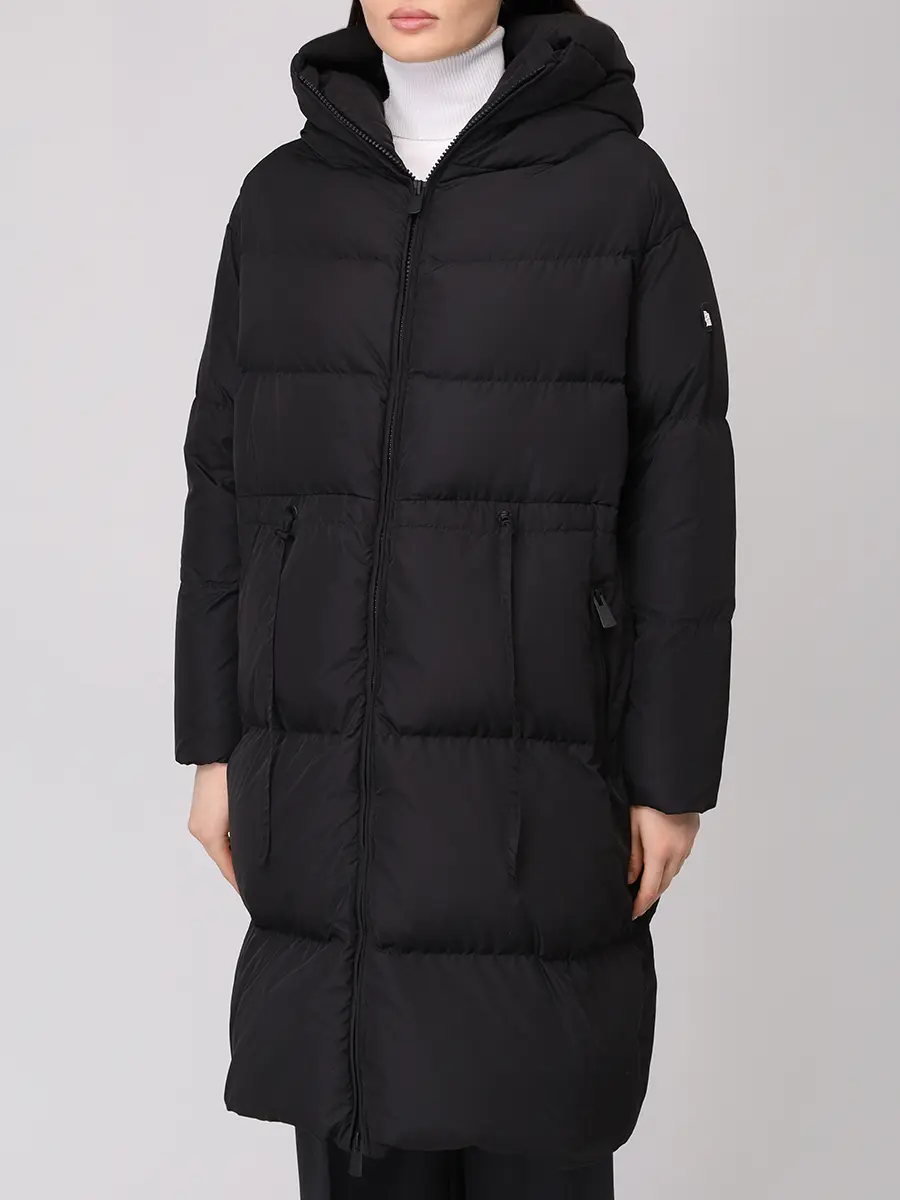 Пуховик стеганый BACON BACPIGIA582/CLOUD 105 GDA-BLACK Черный  Фото 4