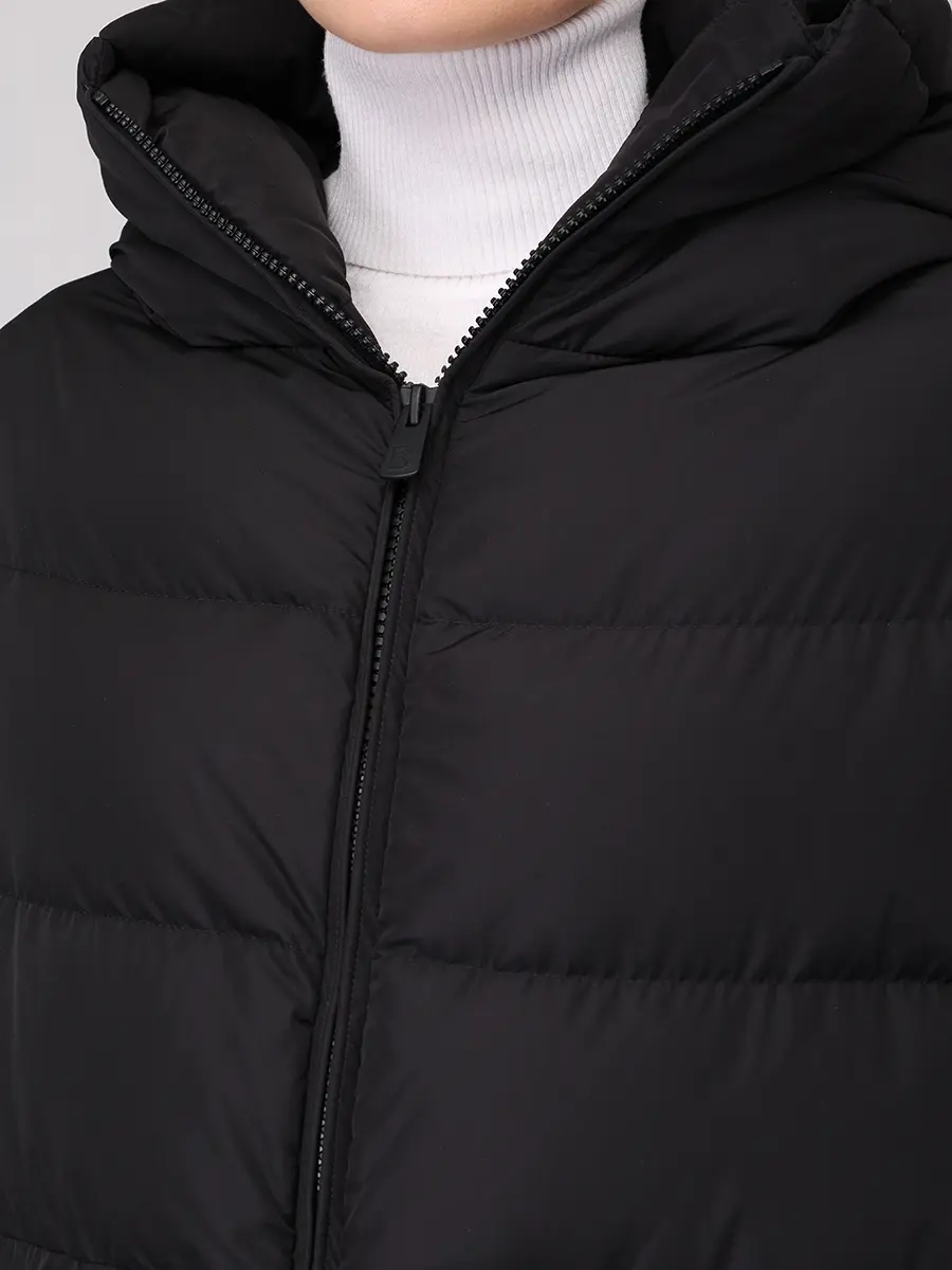Пуховик стеганый BACON BACPIGIA582/CLOUD 105 GDA-BLACK Черный  Фото 5
