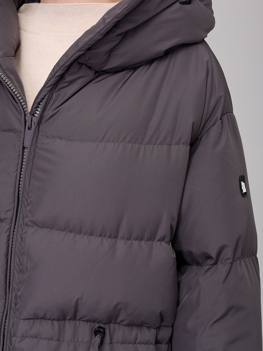 

Пуховик стеганый, Серый, BACPIGIA582/CLOUD 105 GDA-DARK GREY