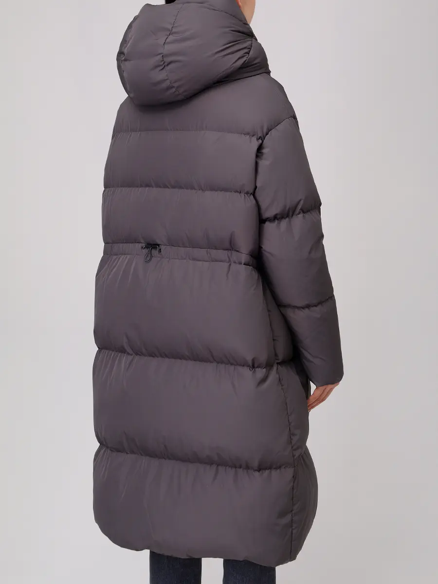 Пуховик стеганый BACON BACPIGIA582/CLOUD 105 GDA-DARK GREY Серый  Фото 3