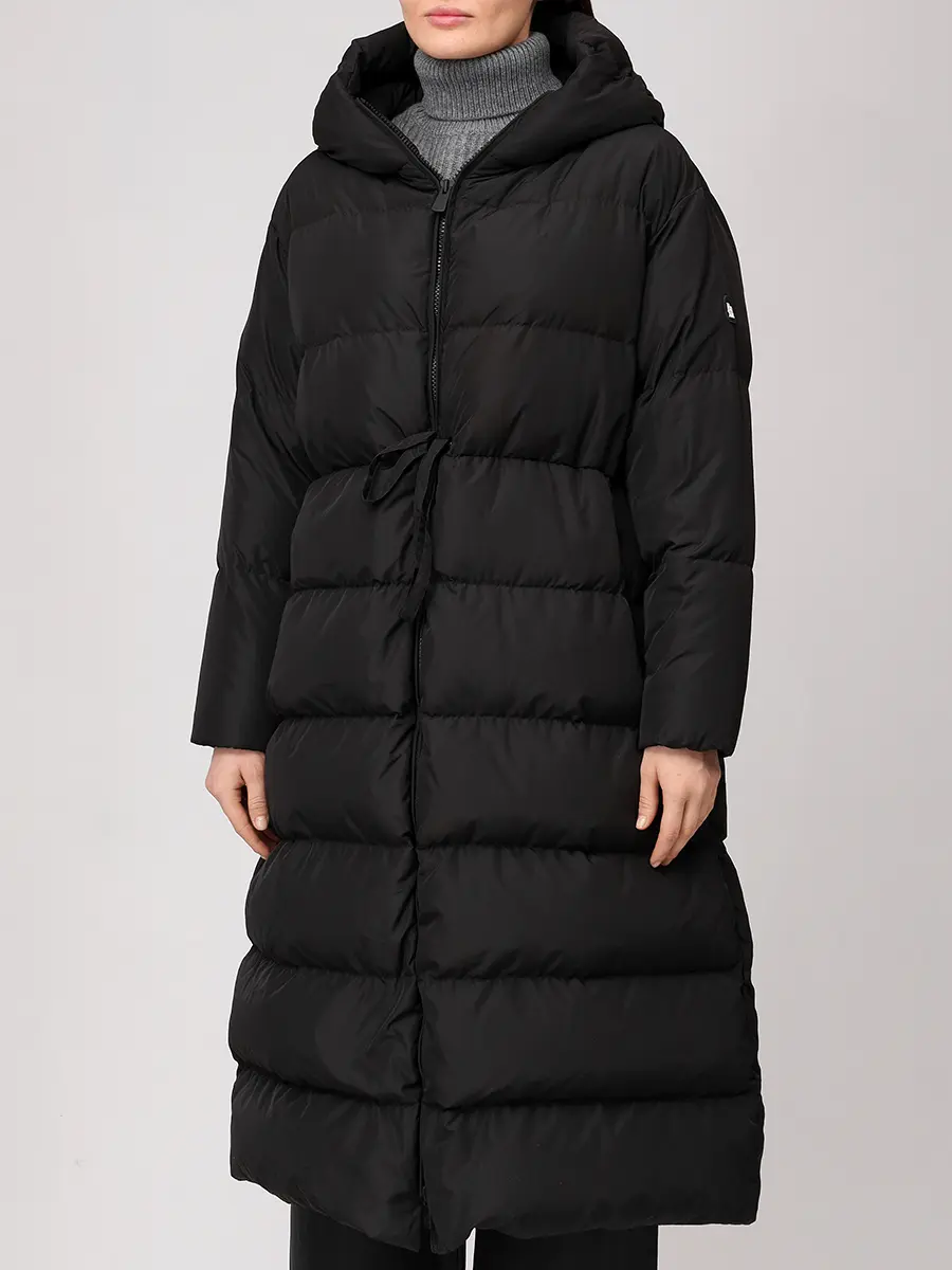 Пуховик стеганый BACON BACPICAP583/NEW CLOUD GIANT GDA-BLACK Черный  Фото 4