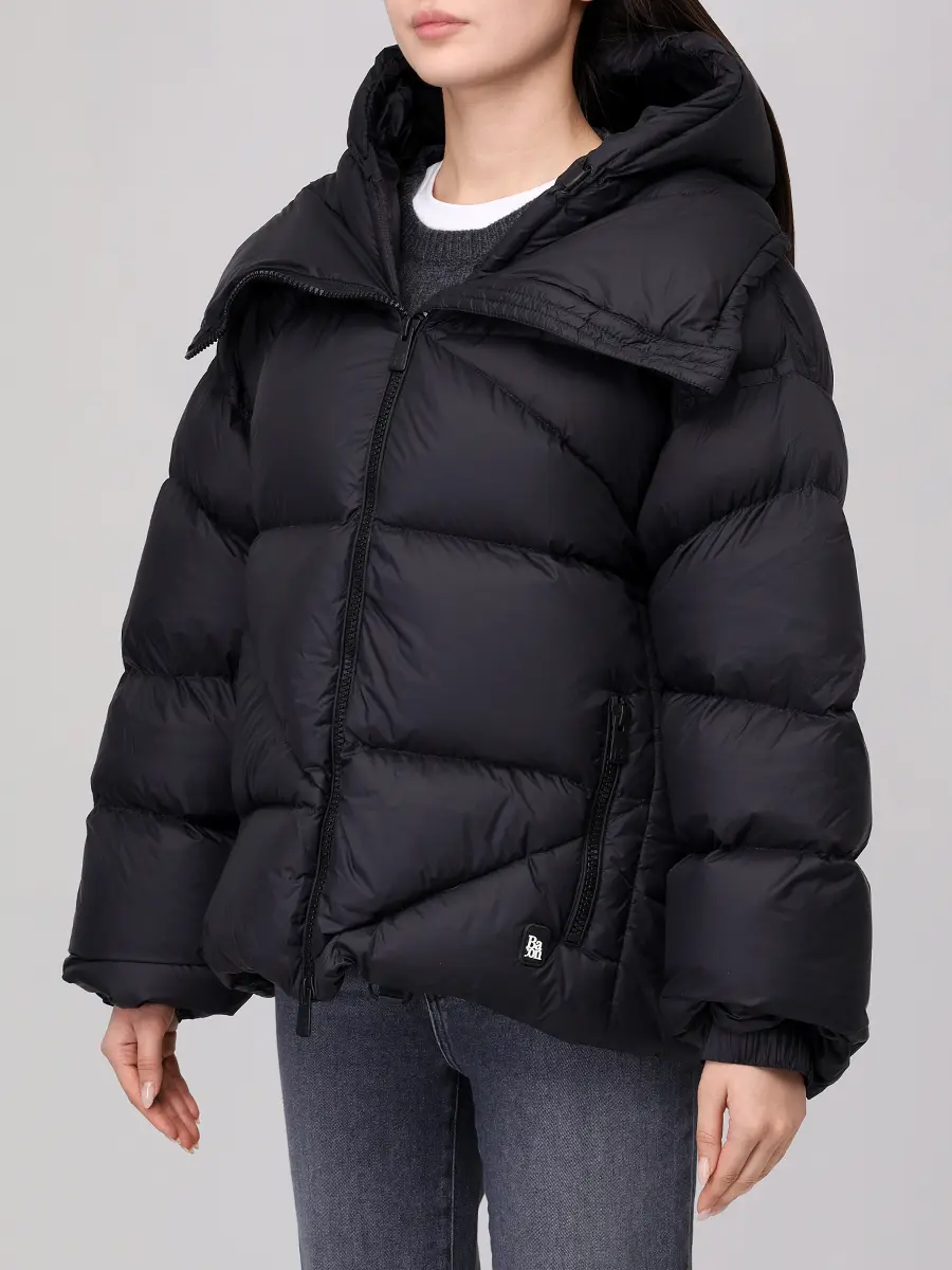 Пуховик стеганый BACON BACPIGIA559/DOUBLE B WLT-BLACK Черный  Фото 4