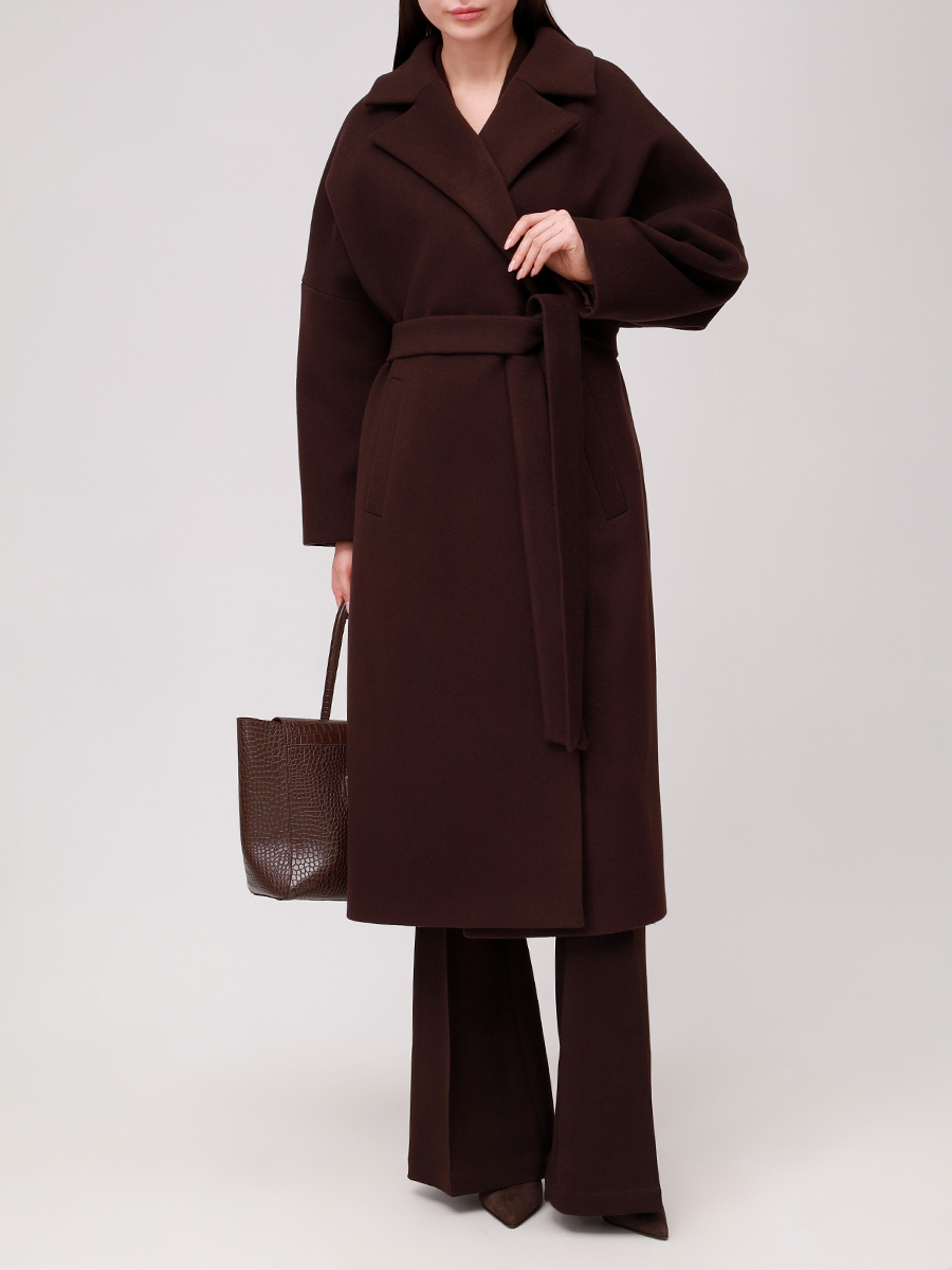 Пальто кашемировое ELISABETTA 75-63 13/100 Коричневый  Фото 2