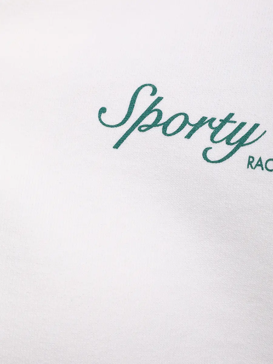 Толстовка хлопковая SPORTY & RICH ST073621306WH01/48 Белый  Фото 6