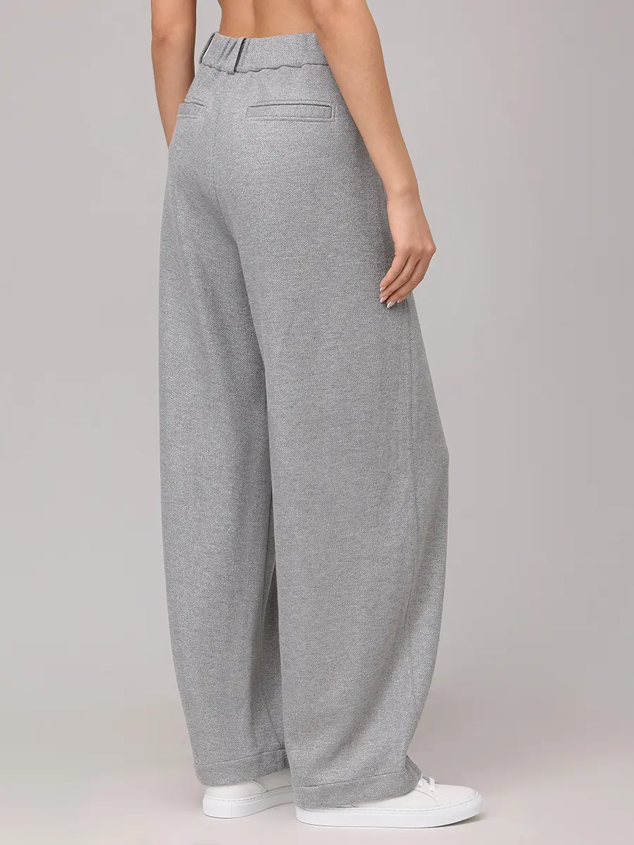 Костюм из вискозы и хлопка BRUNELLO CUCINELLI MP930SN906/MP930SN999 C4527 Серебряный  Фото 7