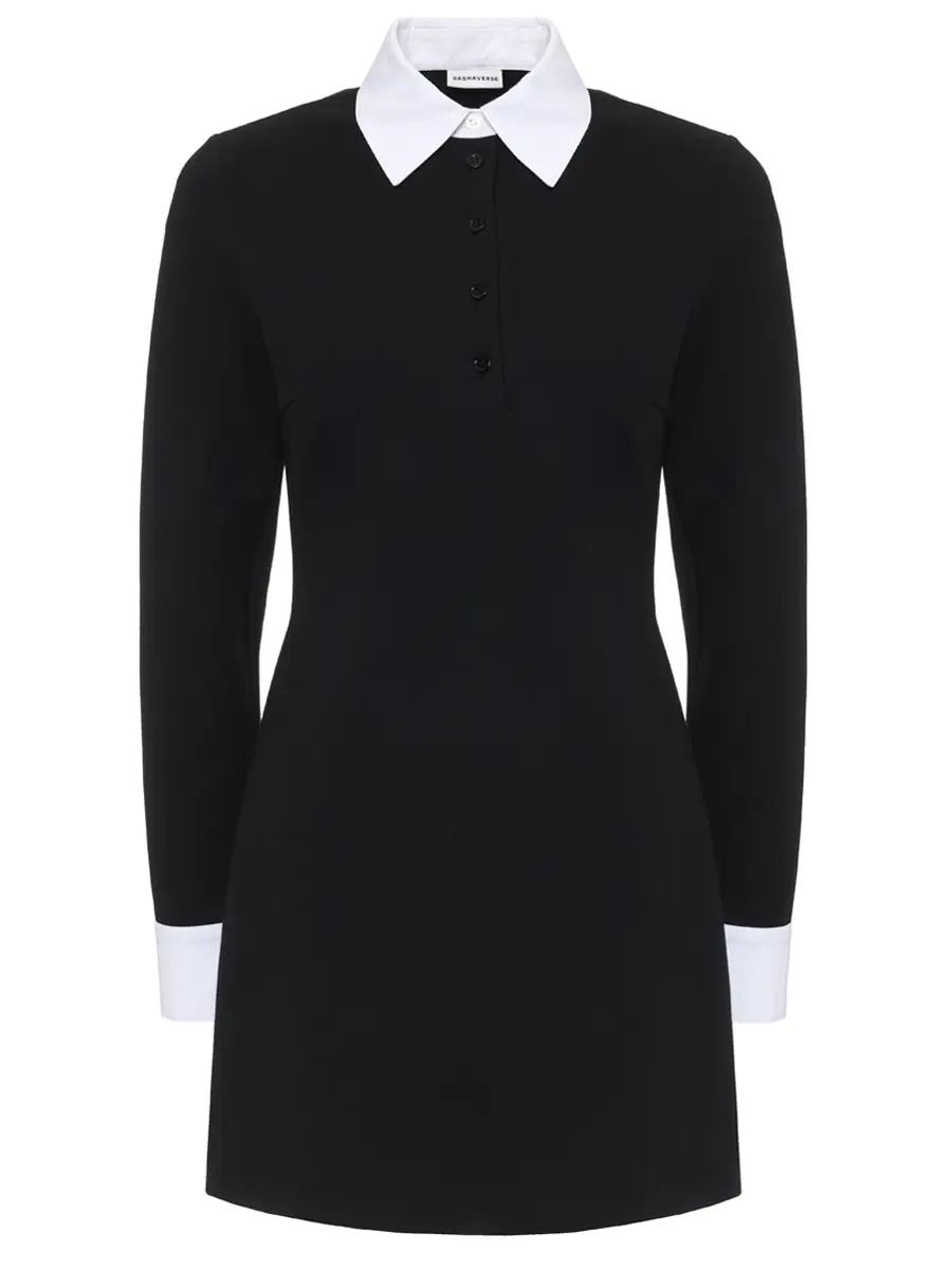 

Платье из вискозы, Черный, D192/IK/4301.900/W25