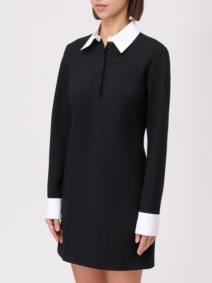 Платье из вискозы SASHAVERSE D192/IK/4301.900/W25 Черный  Фото 4