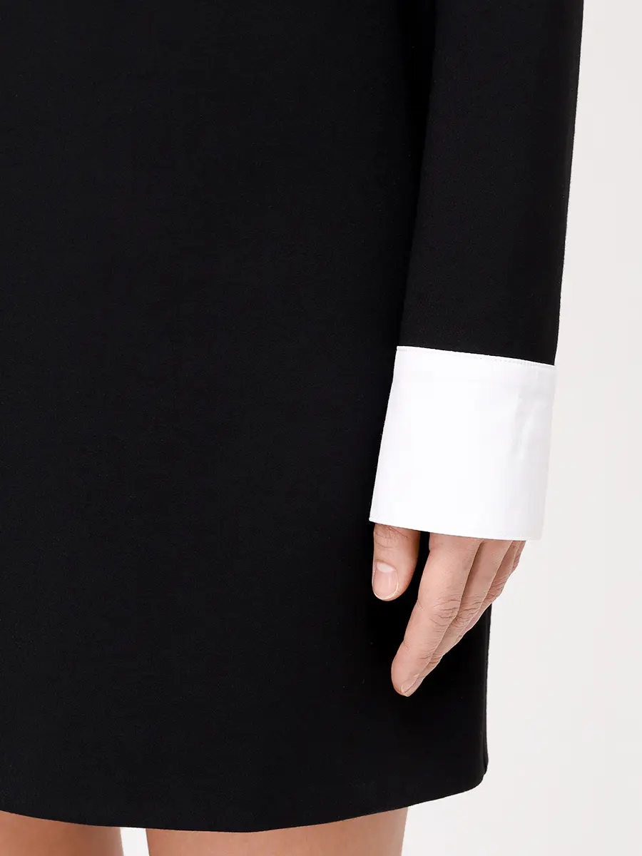 Платье из вискозы SASHAVERSE D192/IK/4301.900/W25 Черный  Фото 5