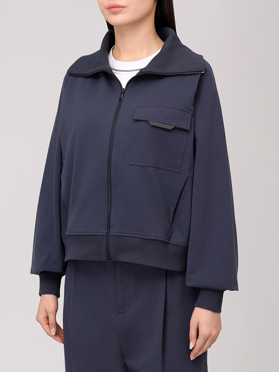 Костюм хлопковый BRUNELLO CUCINELLI MP827SN706/MP827SN799 C7186 Синий  Фото 4