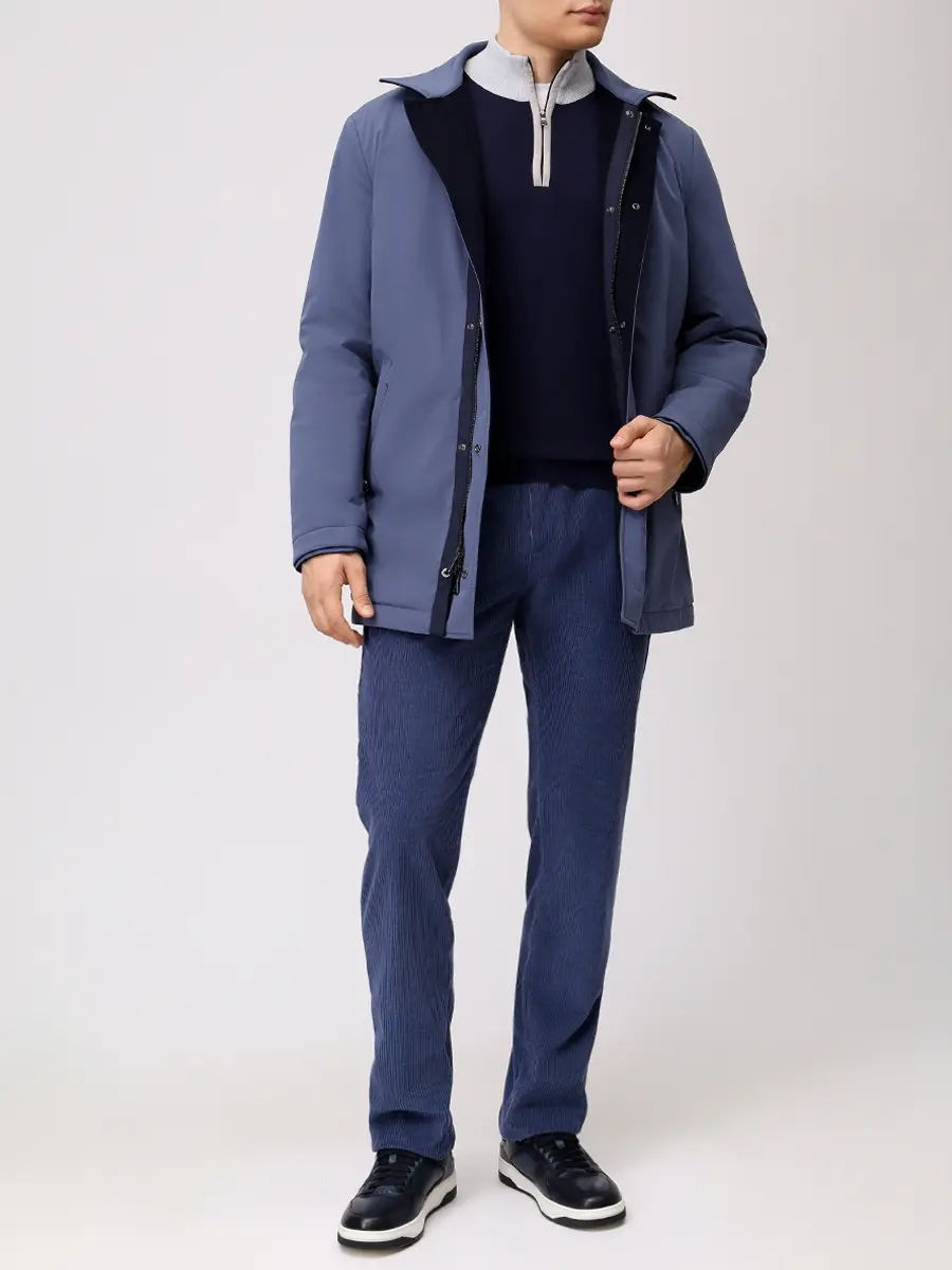 Брюки вельветовые PAUL & SHARK 15314098/635 Синий  Фото 2