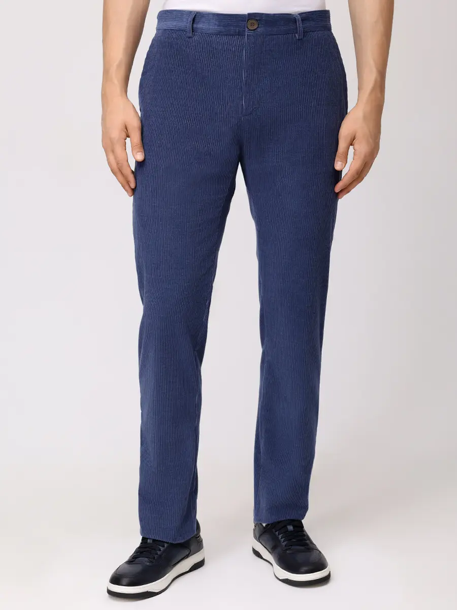 Брюки вельветовые PAUL & SHARK 15314098/635 Синий  Фото 4