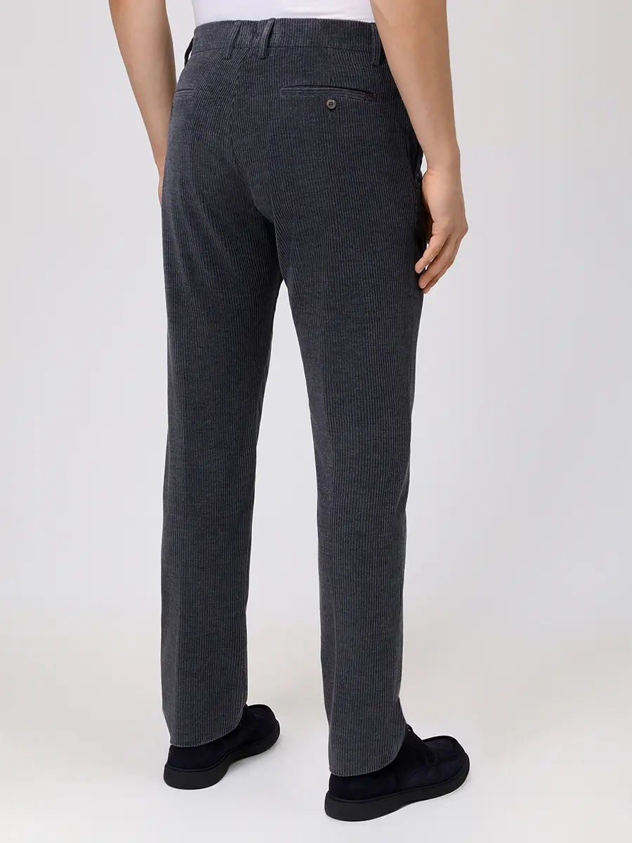 Брюки вельветовые PAUL & SHARK 15314098/069 Серый  Фото 3