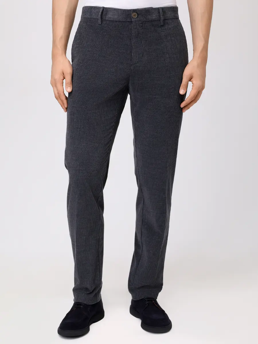 Брюки вельветовые PAUL & SHARK 15314098/069 Серый  Фото 4