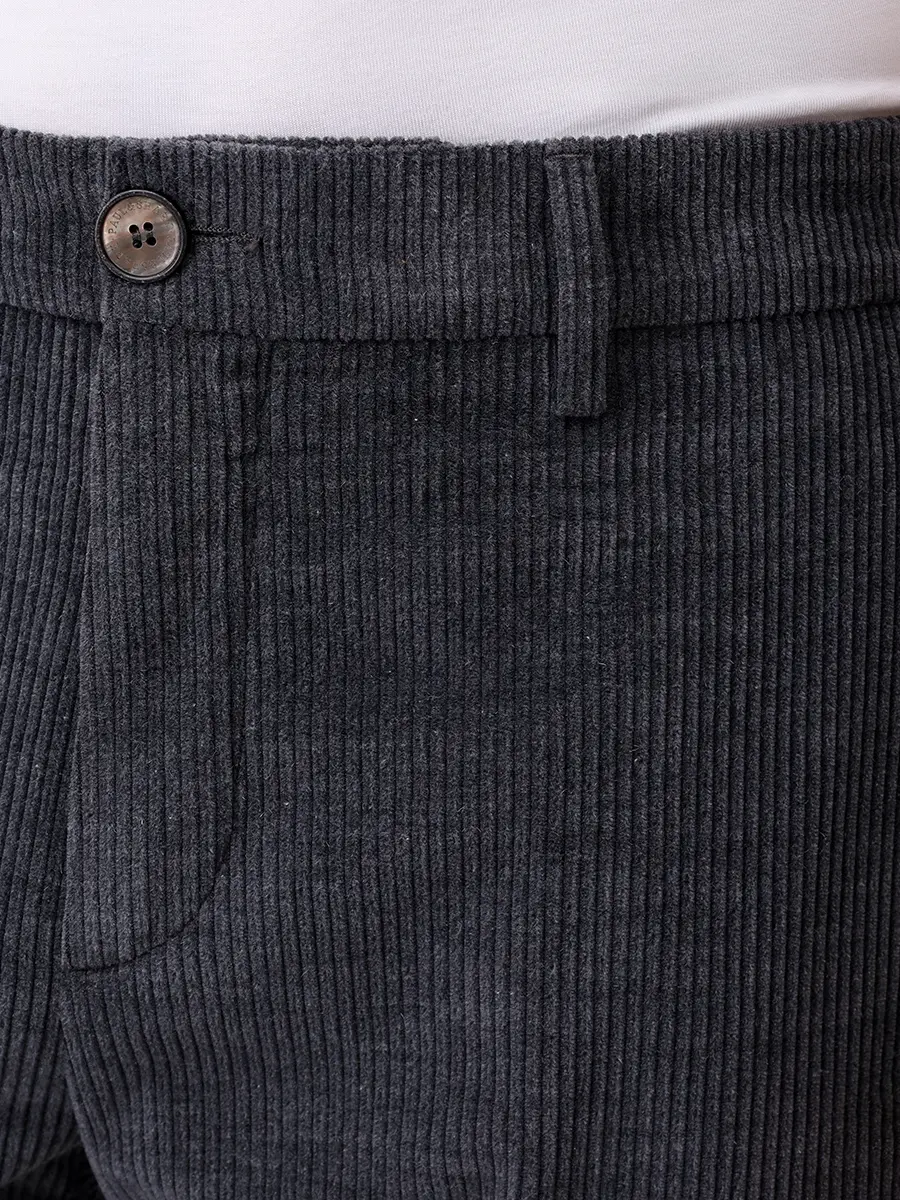 Брюки вельветовые PAUL & SHARK 15314098/069 Серый  Фото 5