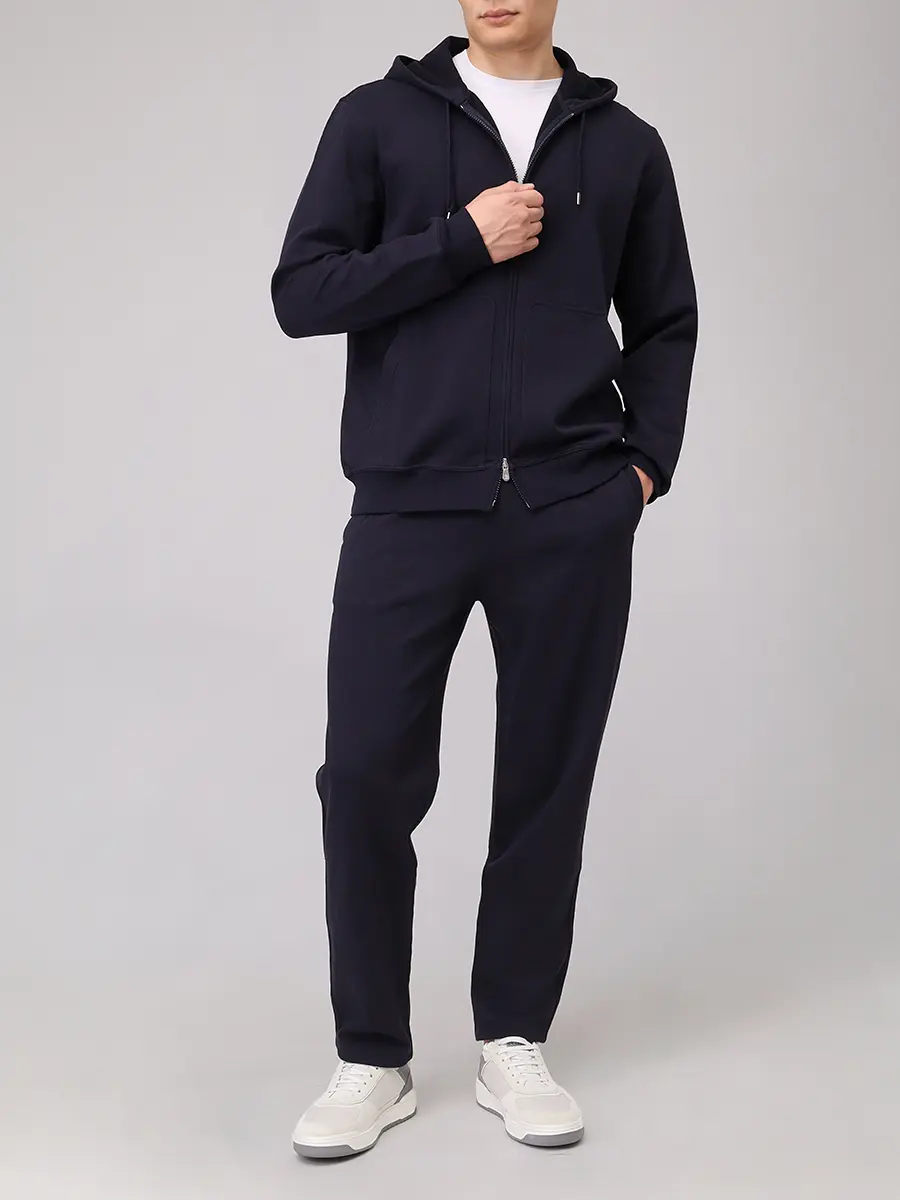 Костюм хлопковый BRUNELLO CUCINELLI MW8639069G/MW863324G C4425 Синий  Фото 2