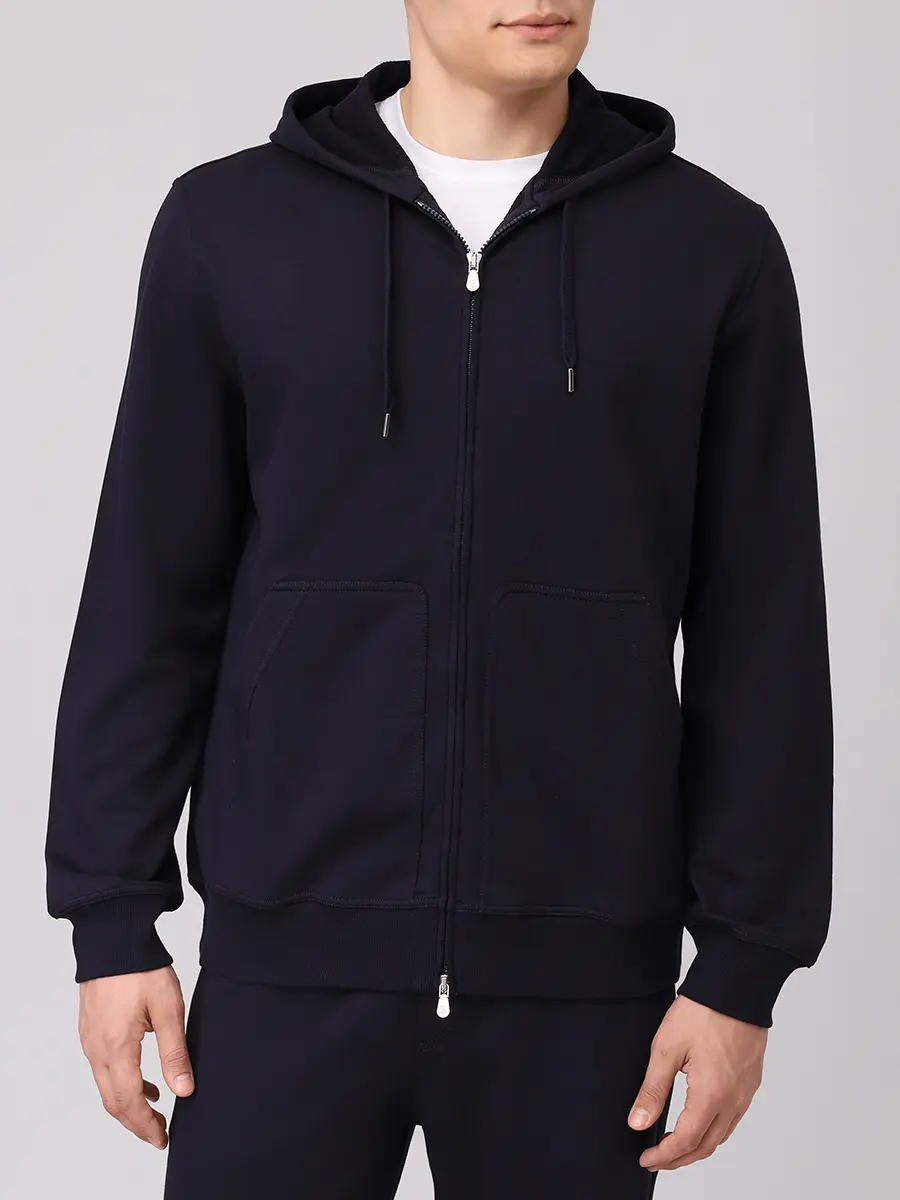 Костюм хлопковый BRUNELLO CUCINELLI MW8639069G/MW863324G C4425 Синий  Фото 4