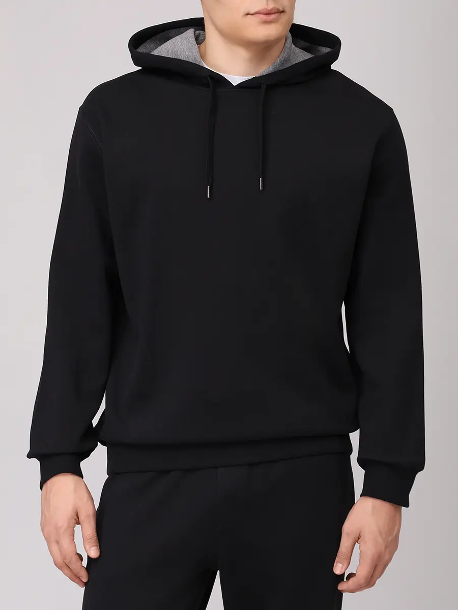 Костюм хлопковый BRUNELLO CUCINELLI MM8319021G/MM8313243G C101 Черный  Фото 4