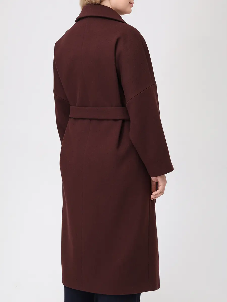 Пальто кашемировое ELISABETTA 75-63 7131/100 Бордовый  Фото 3