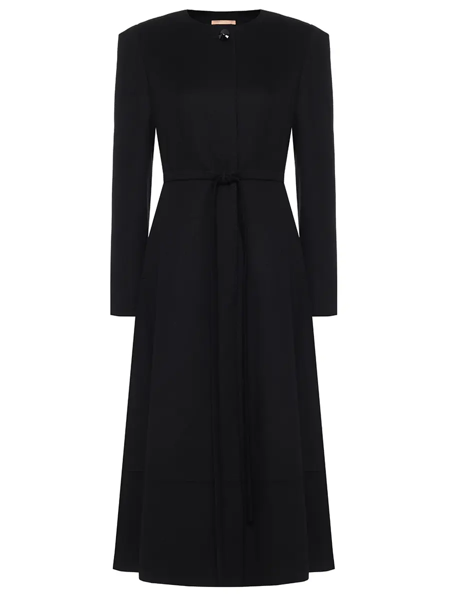 Пальто шерстяное ELISABETTA 74-67 0091/55 Черный 