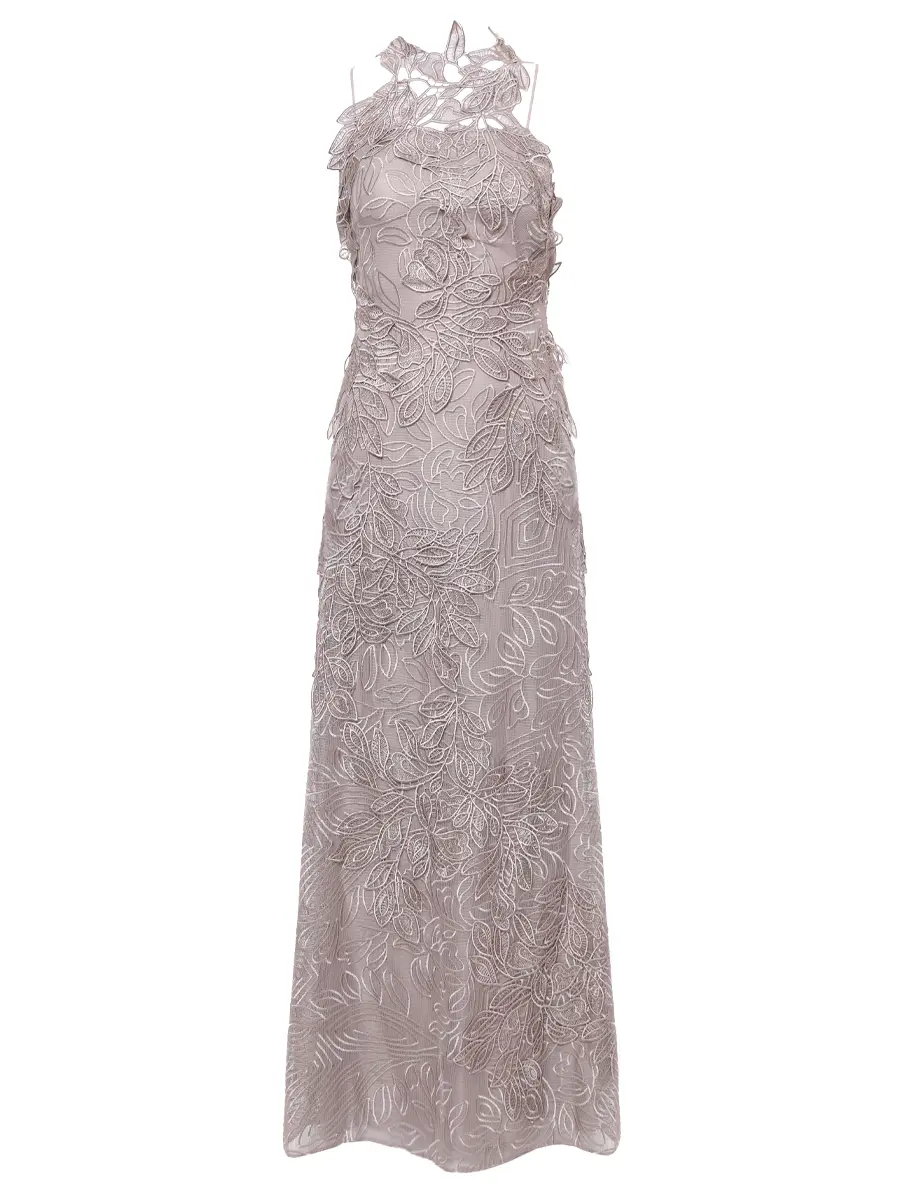Платье кружевное ALBERTA FERRETTI 251M 0473-0139 0081+ Бежевый 