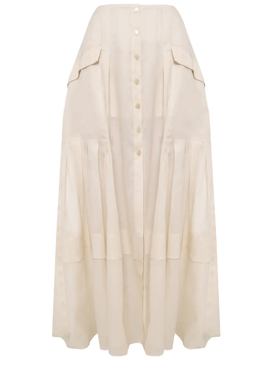 

Юбка хлопковая, Бежевый, 251M 0113-0128 0045+