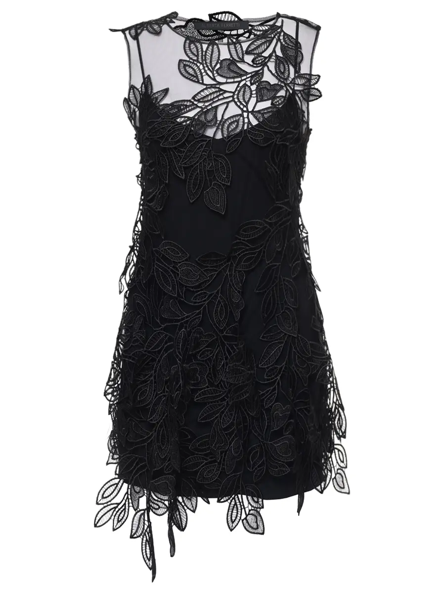 

Платье с кружевом, Черный, 251M 0474-0139 0555+