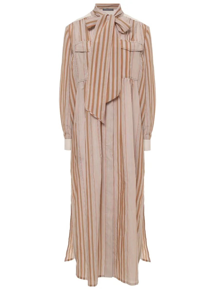 Платье хлопковое ALBERTA FERRETTI 251M 0464-0130 1085+ Полоска 