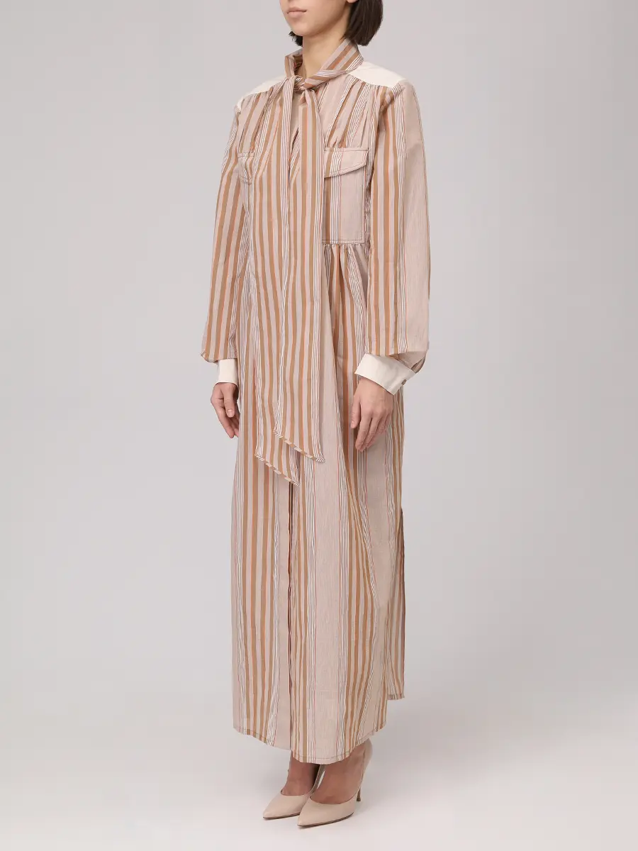 Платье хлопковое ALBERTA FERRETTI 251M 0464-0130 1085+ Полоска  Фото 4