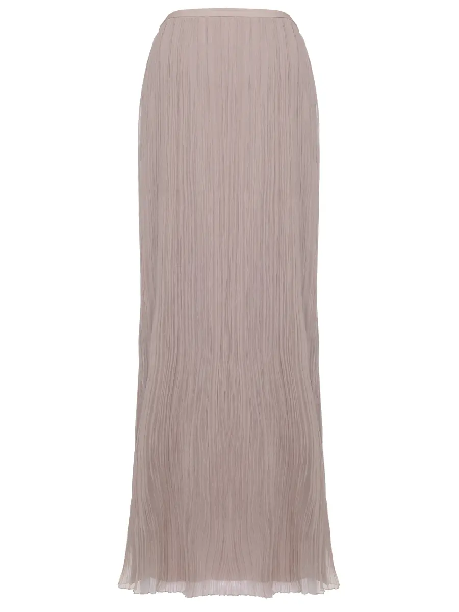 Юбка шелковая ALBERTA FERRETTI 251M 0109-0115 0082+ Бежевый 