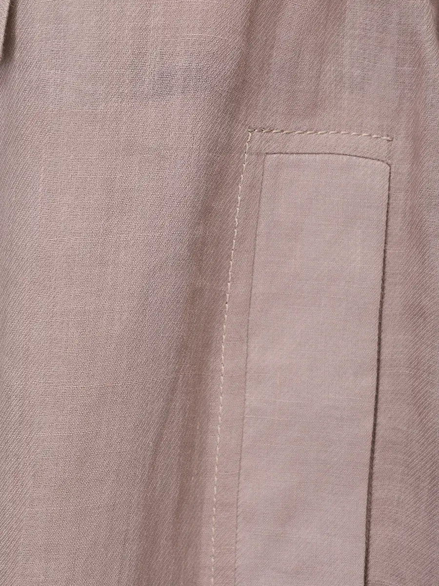 Ветровка из рами ALBERTA FERRETTI 251M 0601-0131 0082+ Бежевый  Фото 6