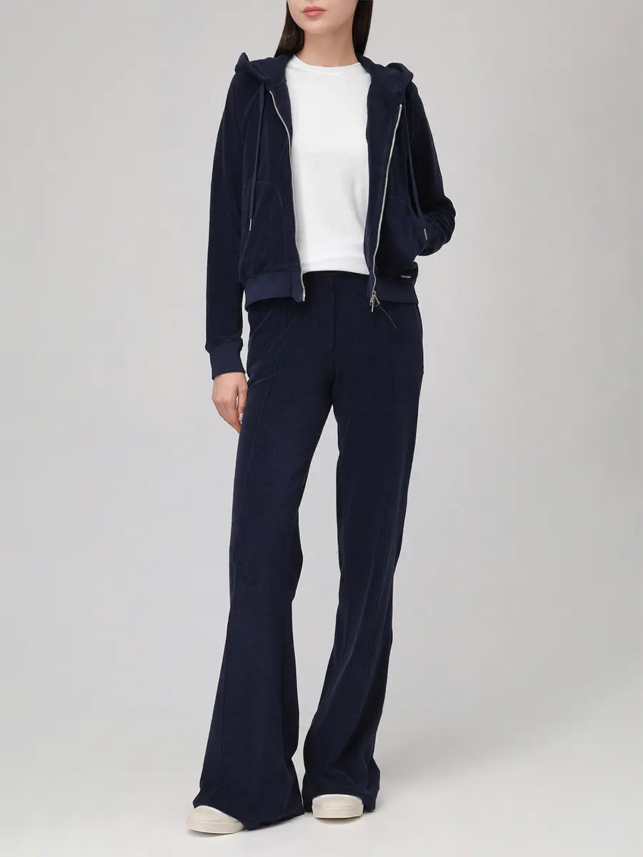 Брюки хлопковые TOM FORD PAJ162-FAX830 HB825+ Синий  Фото 2