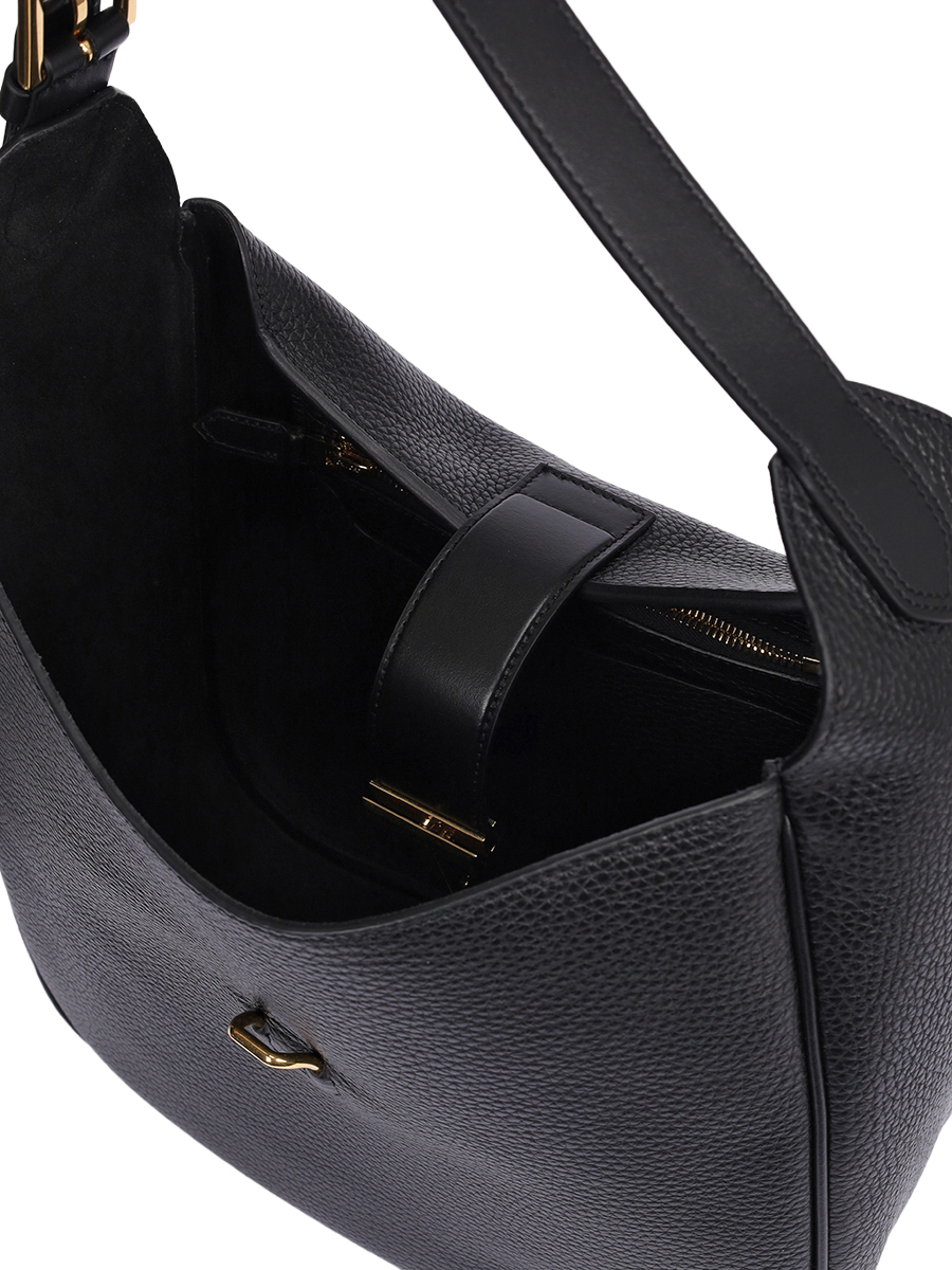 Сумка кожаная Monarch TOM FORD L1743-LCL387X 1N001 Черный  Фото 4