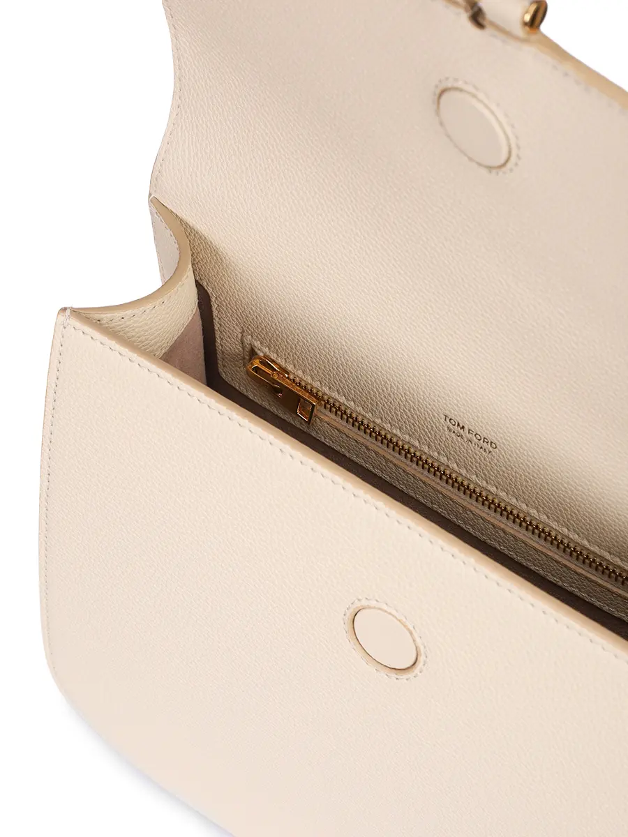 Сумка кожаная Tara TOM FORD L1761-LCL095G 1W018 Кремовый  Фото 4