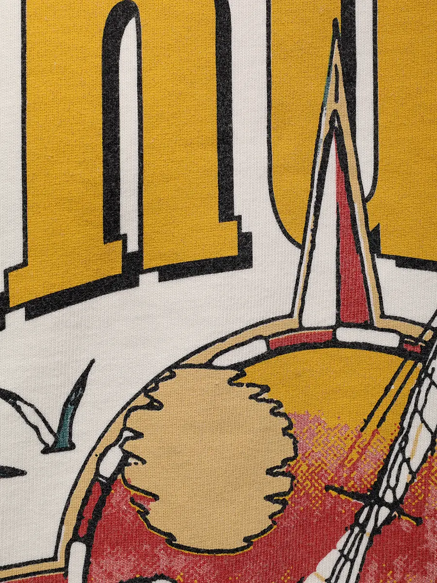 Футболка хлопковая RHUDE RHSS25TT01012 Кремовый  Фото 6