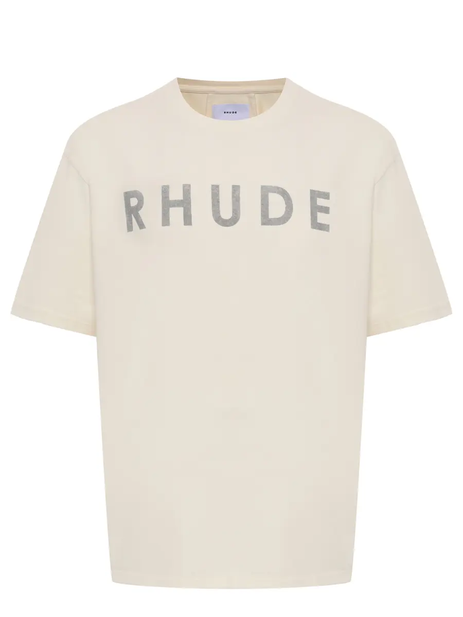 

Футболка хлопковая, Кремовый, RHSS25TT23012