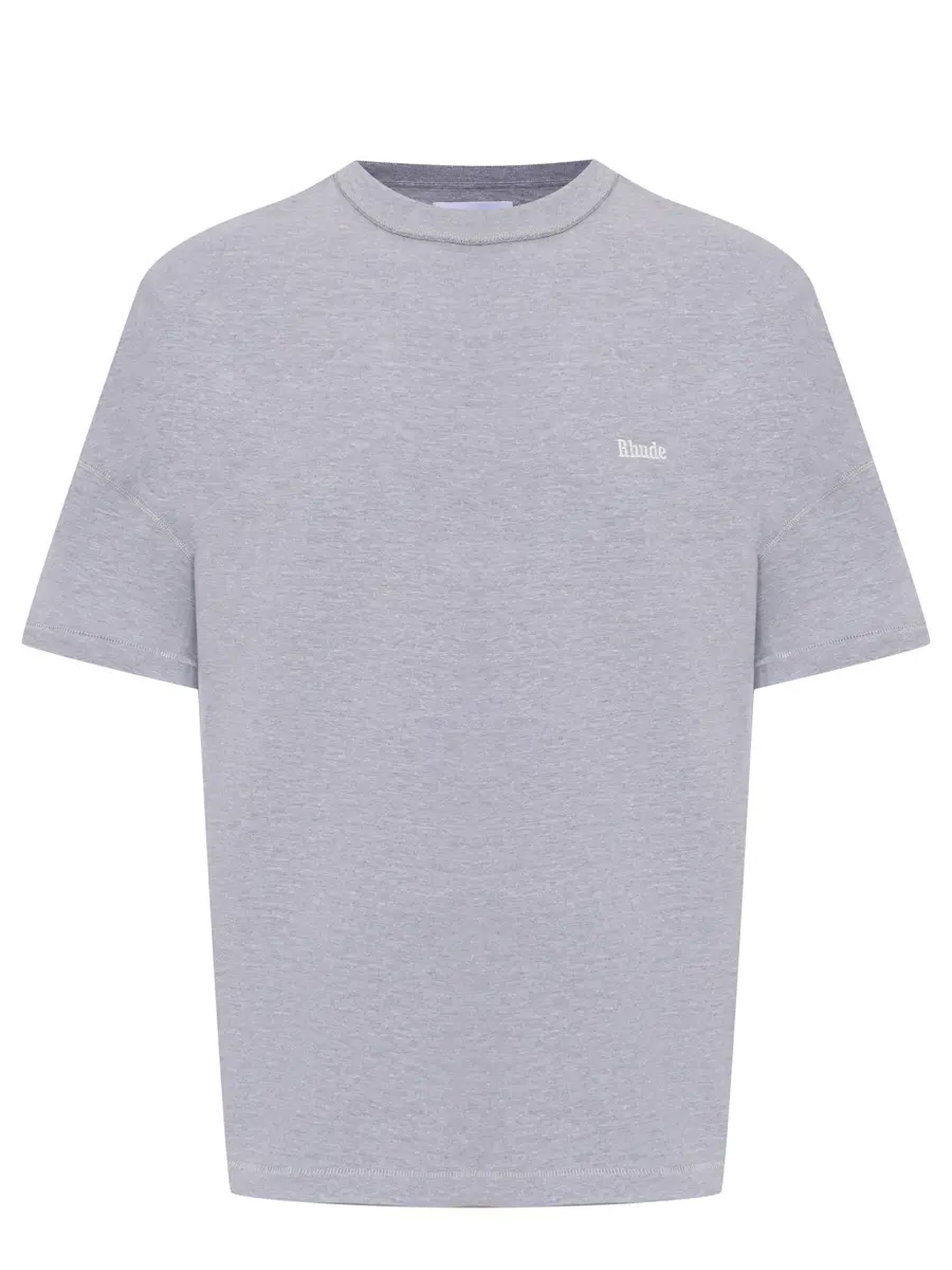 Футболка хлопковая RHUDE RHSS25TT02228 Серый 