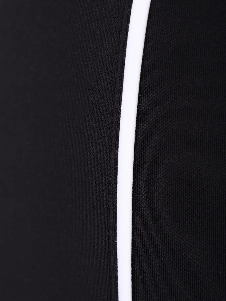 Леггинсы однотонные SPORTY & RICH PA045622324BA01/4 Черный  Фото 5