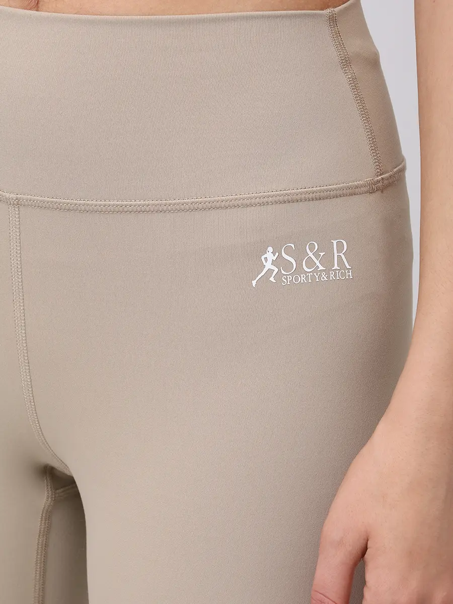 

Леггинсы однотонные, Бежевый, PA002622139GY15/13